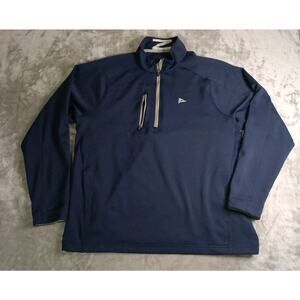 Zero Restriction Z500 Tour Series Quarter Zip Pullover Performance Mens XL Blue
